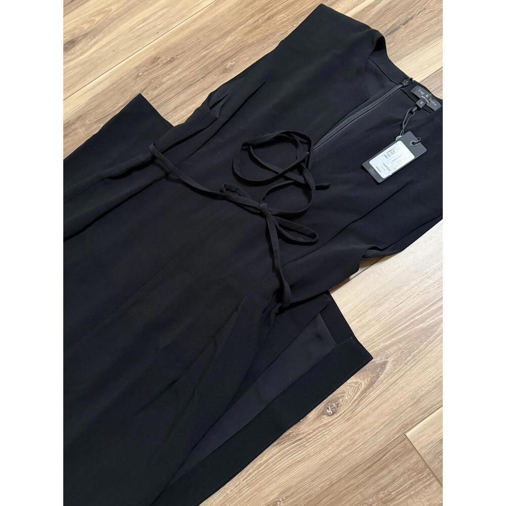 NWT!  rag & bone Moira Sleeveless Maxi Dress Black Size 6 - Picture 8 of 9